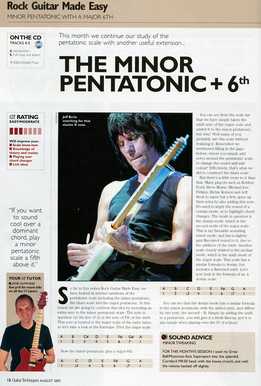 Jamie Hamphries - Rock Guitar Made Easy - Lesson 10 - Minor Pentatonics Plus 6th