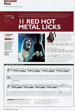 Guthrie Govan - 11 Red Hot Metal Licks