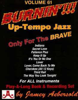 Jamey Aebersold - Burnin'!!! Up-Tempo Jazz Vol. 61