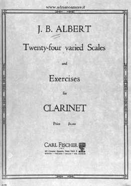 J. B. Albert - Twenty-Four Varied Scales And Exercises For Clarinet