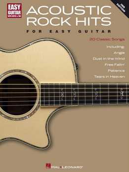 Acoustic Rock Hits For Easy Guitar
