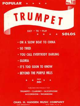 Sandy King - Popular Trumpet No. 18 - Solos