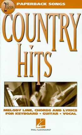 Country Hits - Paperback Songs