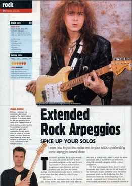 Shaun Baxter - Extended Rock Arpeggios - Spice Up Your Solos