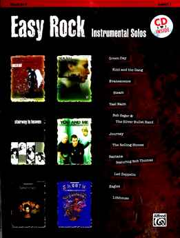 Easy Rock Instrumental Solos For Horn In F, Level 1