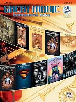 Great Movie Instrumental Solos For Alto Sax, Lev. 2-3