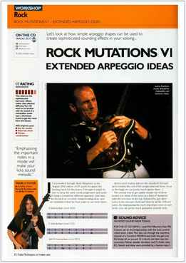 Guthrie Govan - Rock Mutations VI - Extended Arpeggio Ideas