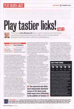 John Wheatcroft - Play Tastier Licks! - Pt. 2