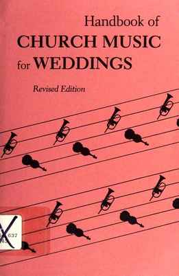 Mary Ann Simcoe - Handbook Of Church Music For Weddings