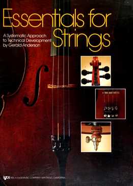 Gerald Anderson - Essentials For Strings For Viola - A Systematic Approach To Technical Development