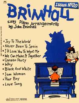 John Brimhall - Easy Piano Arrangements, Issue No 20