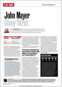 Jon Bishop - John Mayer - Cissy Strut