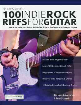 Joseph Alexander, Pete Sklaroff - 100 Indie Rock Riffs For Guitar